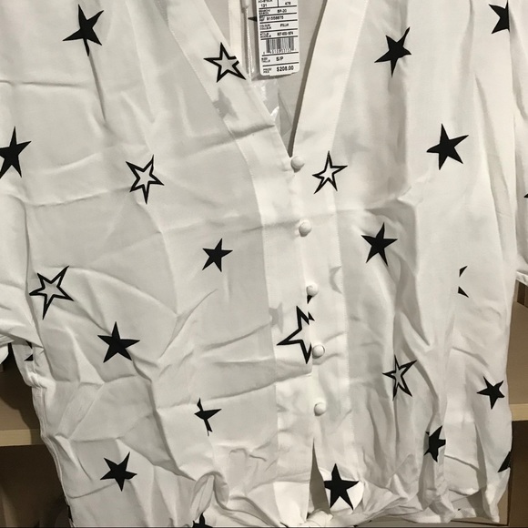 Rails star button up crop top - Picture 1 of 2